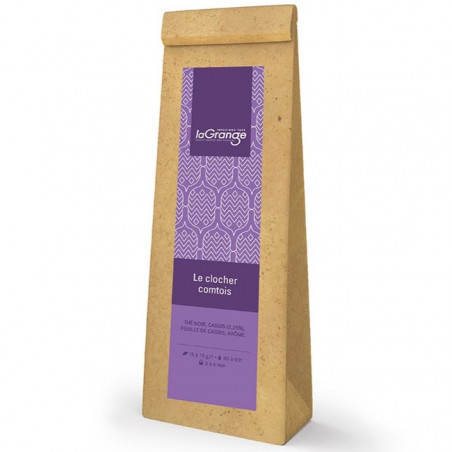 Thé noir - Le Clocher Comtois au cassis 100g