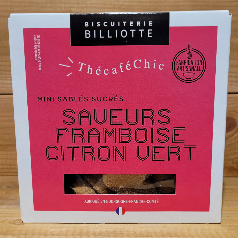 Mini Sablés Framboise Ctron vert 110g