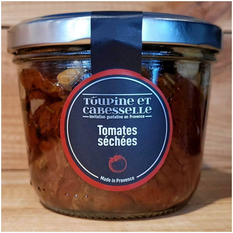 Tomates séchées à l'huile d'olive - Toupine et cabeselle