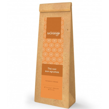 Thé noir aux agrumes Maison Lagrange – Thé noir orange et agrumes