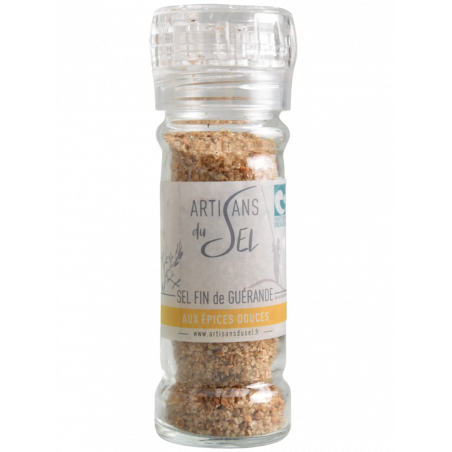 Sel fin de Guérande aromatisé - moulin 80g