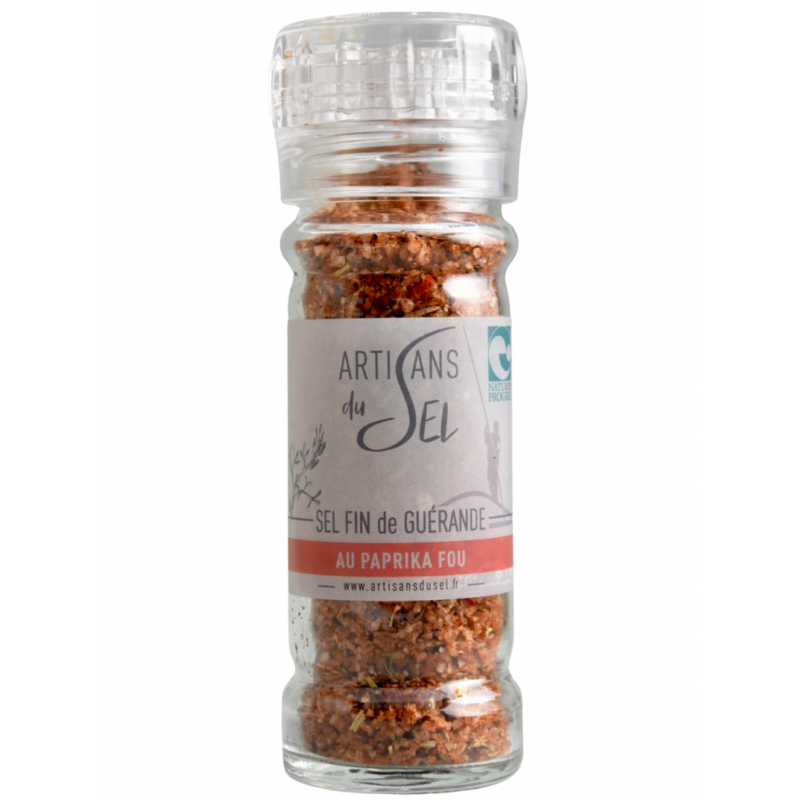 Sel fin de Guérande aromatisé - moulin 80g
