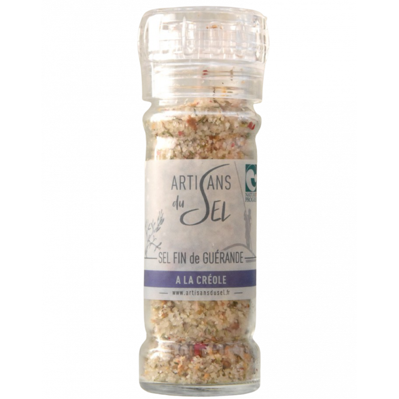 Sel fin de Guérande aromatisé - moulin 80g