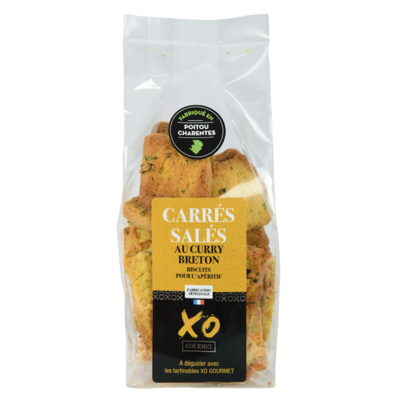Carrés Salés Apéritifs - XO Gourmet - 100g