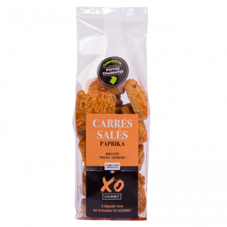 Carrés Salés Apéritifs - XO Gourmet - 100g