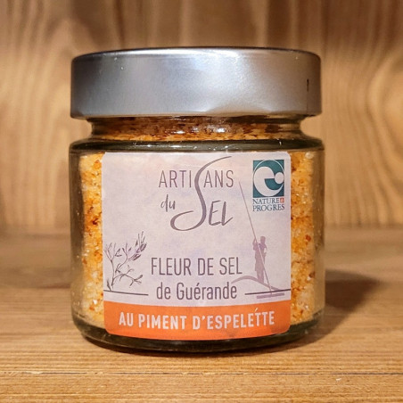 Fleur de sel de Guérande au Piment d'Espelette 85g