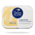 Sardines à l'huile Bio - La Compagnie Bretonne - 115g