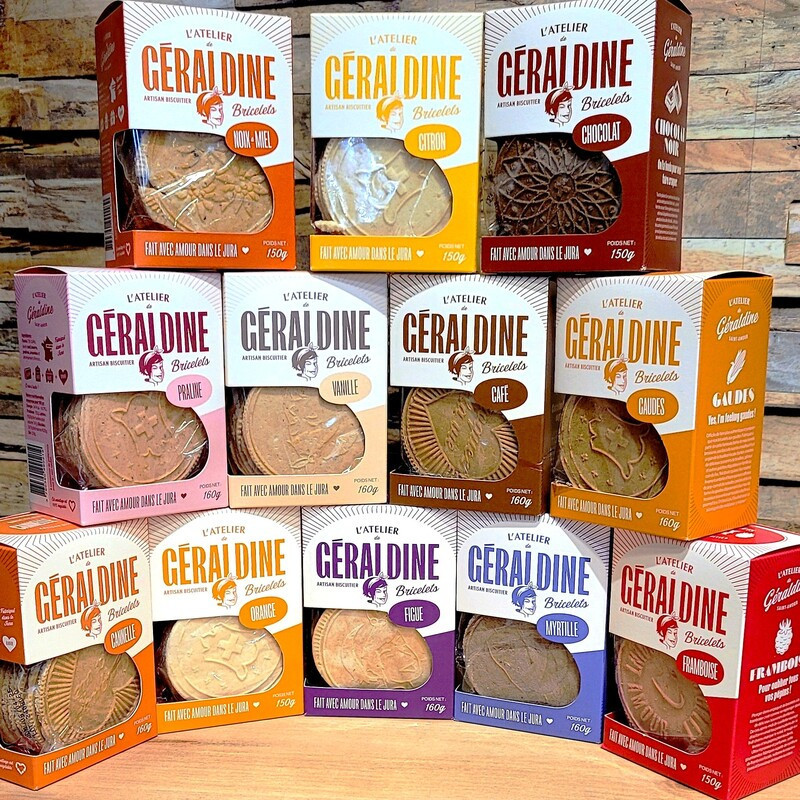 Bricelets Sucrés de Géraldine - Saveurs au choix