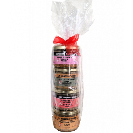 Lot de 4 rillettes et terrines 100% volaille  - 4x180g