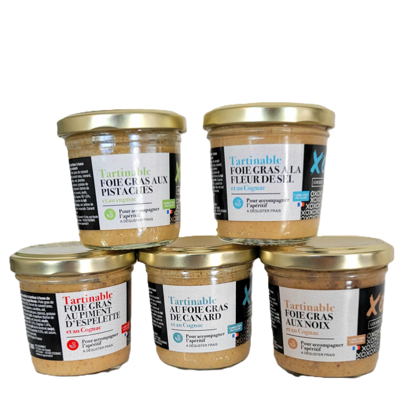 Tartinable au Foie gras à la fleur de sel et cognac