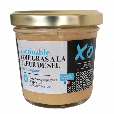 Tartinable au Foie gras à la fleur de sel et cognac