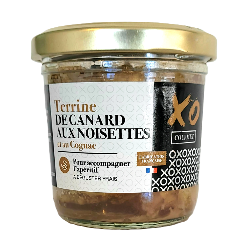 Terrine de canard aux noisettes et au cognac - 80g