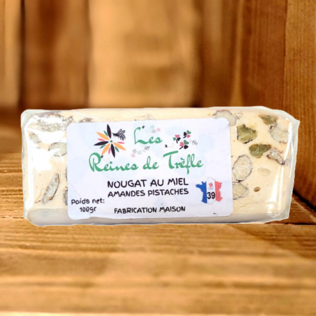 Nougat au miel du Jura - Les Reines de Trèfles