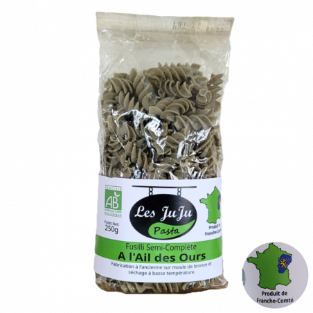 Fusili Bio Semi-complète Ail des ours - JuJu Pastas - 250g