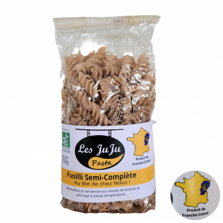 Fusili Bio Semi-complète - JuJu Pastas - 250g