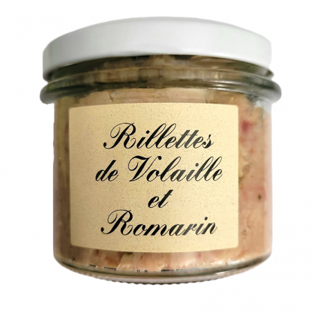 Rillettes de volaille et romarin BIO - Le Moulin de Vaux - 100g