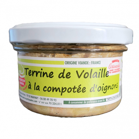 Terrine de volaille à la compotée d'oignon - Michelin Daniel