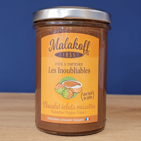 Pâte à tartiner  Noisettes "les inoubliables" - Malakoff - 240g