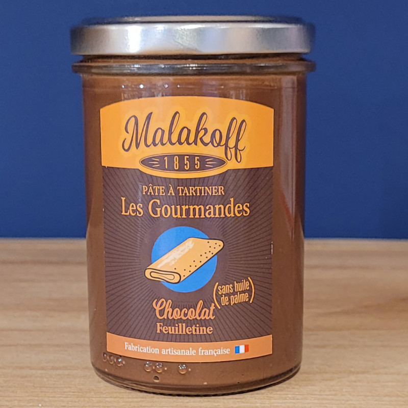 Pâte à tartiner Feuillantine "Les gourmandes" - Malakoff - 240g