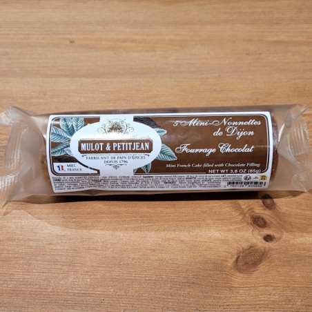 Mini Nonnettes de Dijon fourrée à la confiture 85g - Saveurs au choix