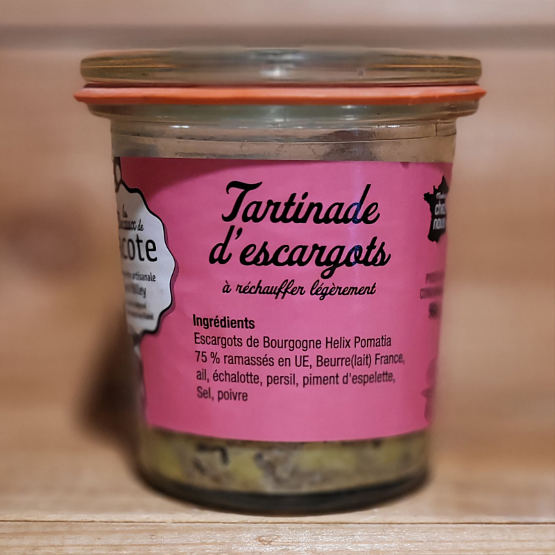 Tartinade d'escargots - Jacot Billey - 90g