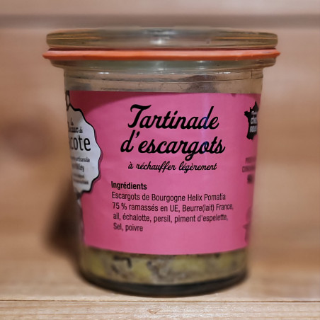 Tartinade d'escargots - Jacot Billey - 90g