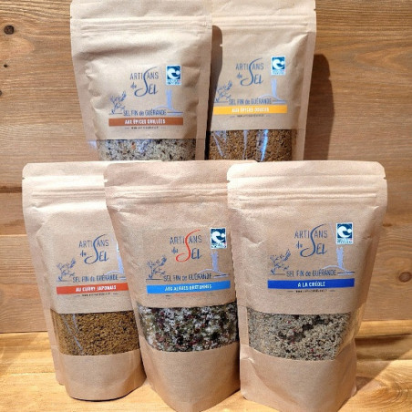 Sel fin de Guérande aromatisé - 200g
