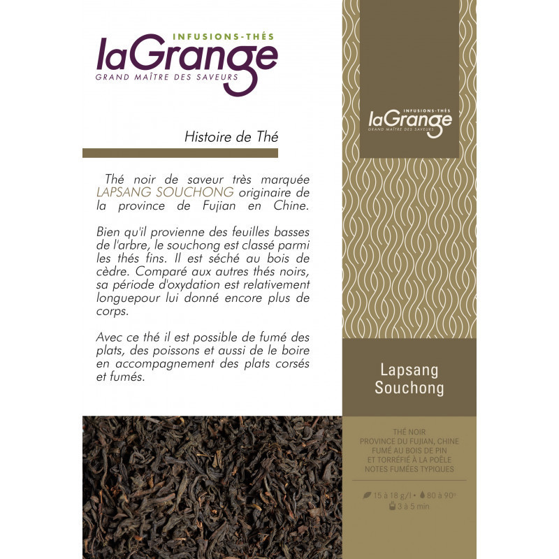 Thé Noir - Lapsang Souchong 100g